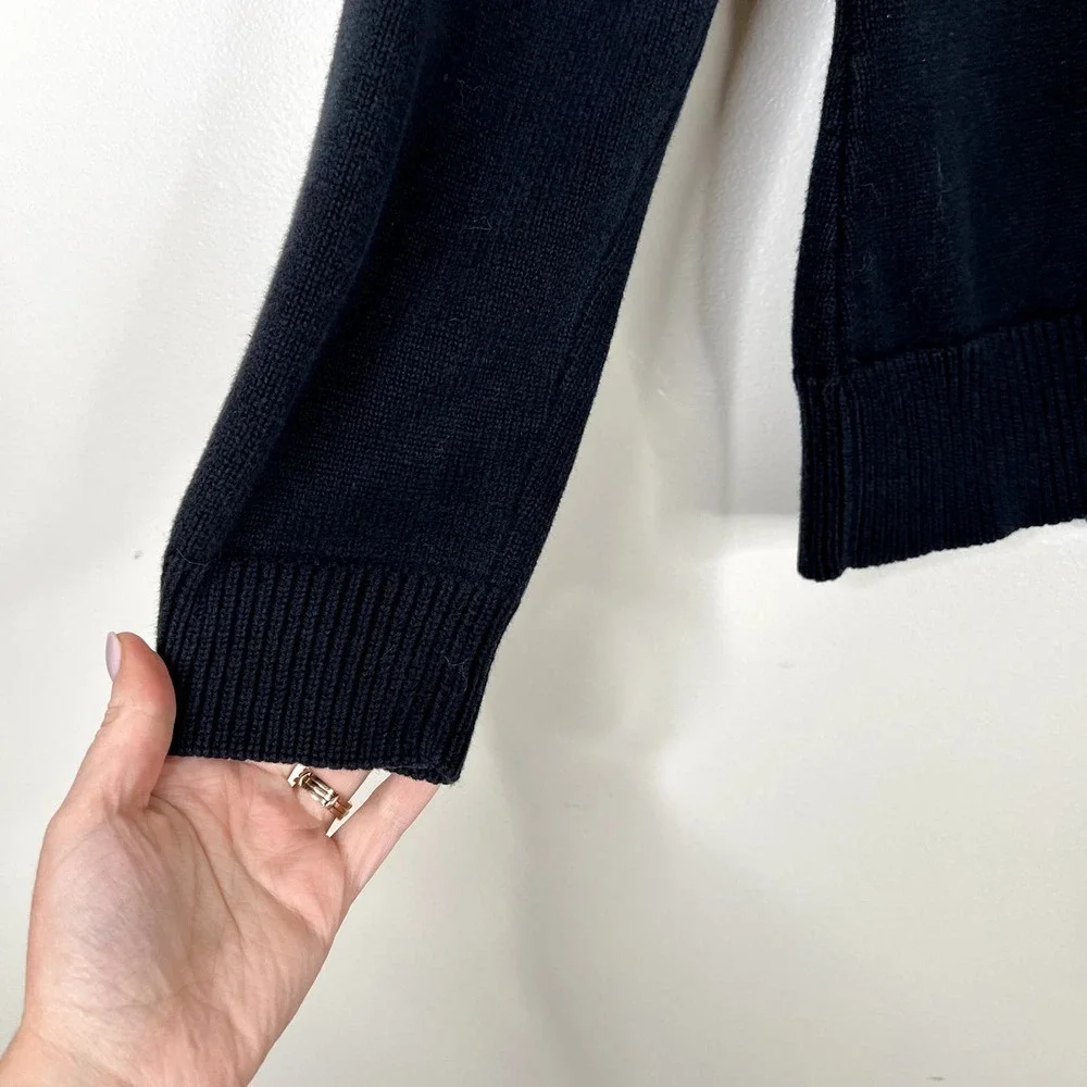 Lauren Ralph Lauren 100% Cotton Popover Button Long Sleeve Knit Sweater Sz L - Picture 6 of 8